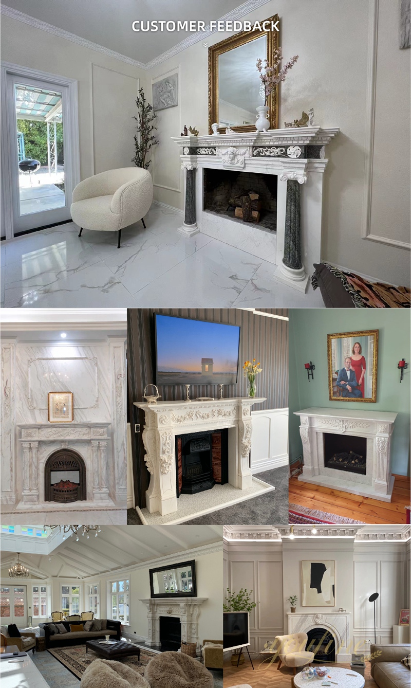 marble fireplace