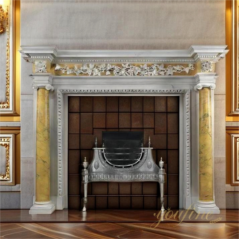 marble fireplace