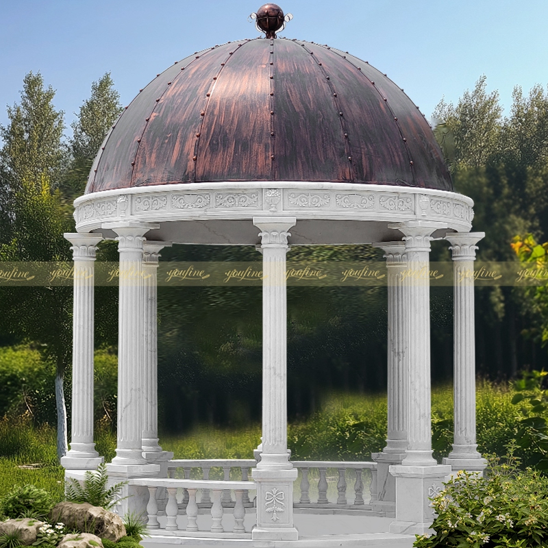 Classical Vision Metal Capped Gazebo MGA-008