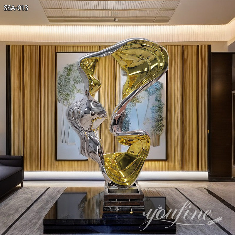 Luxury Modern Metal Hotel Sculpture for Sale SSA-013