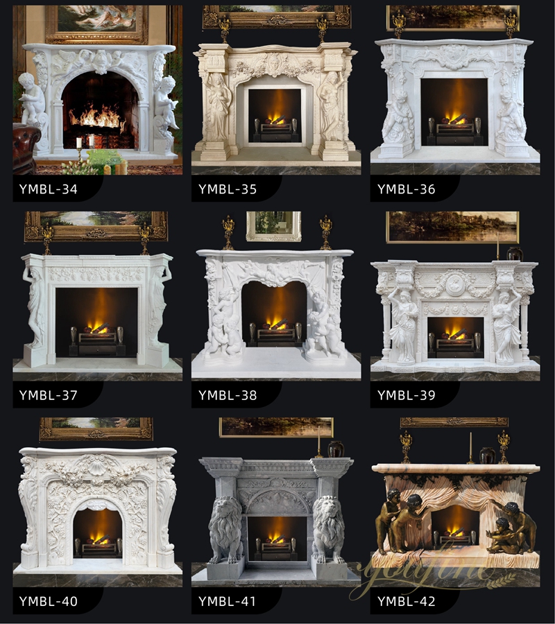 youfine marble fireplace