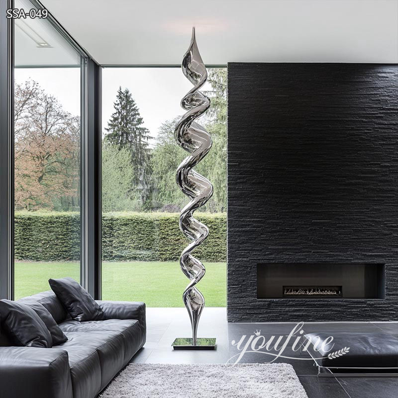 tall abstract metal sculpture