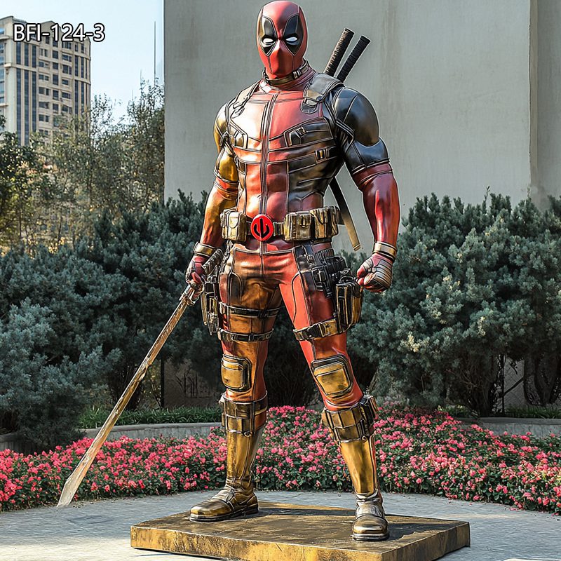 deadpool statue