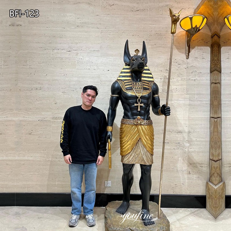 egyptian anubis statue