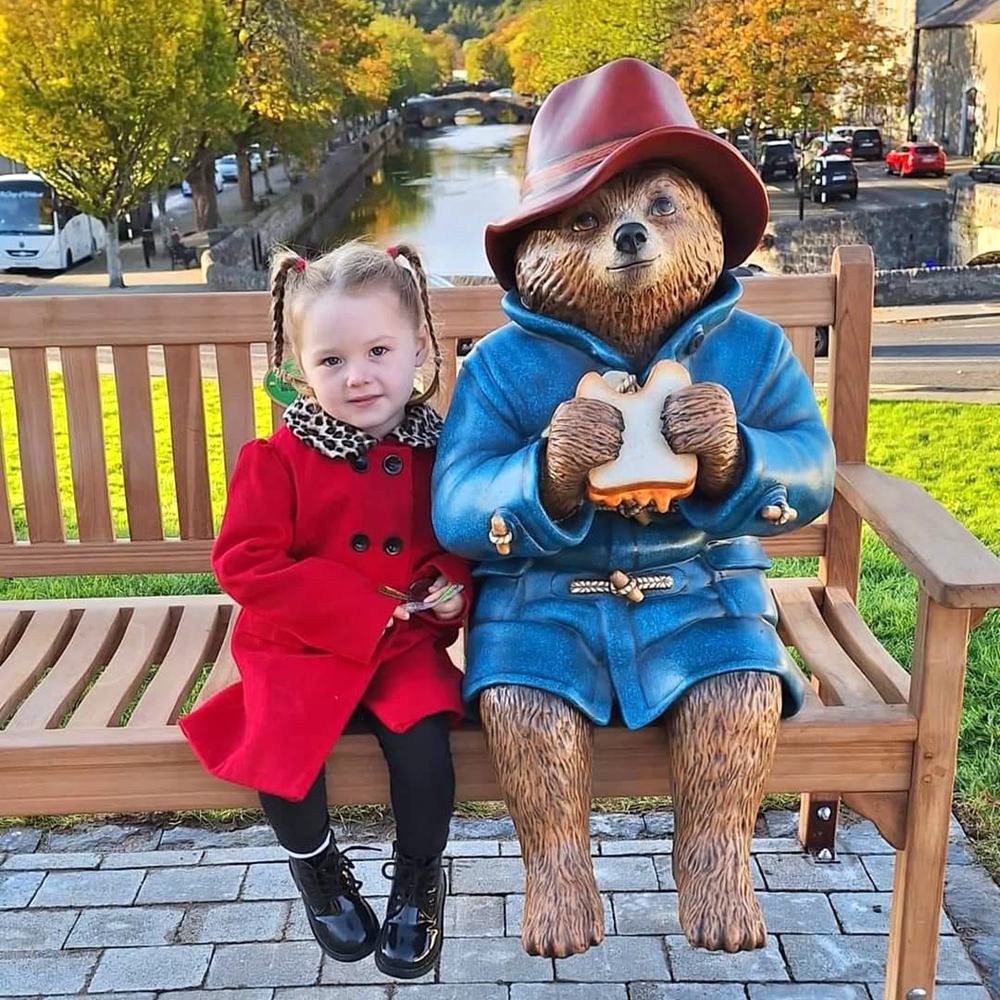 Bronze Paddington Bear Statue for Sale BOK1-453