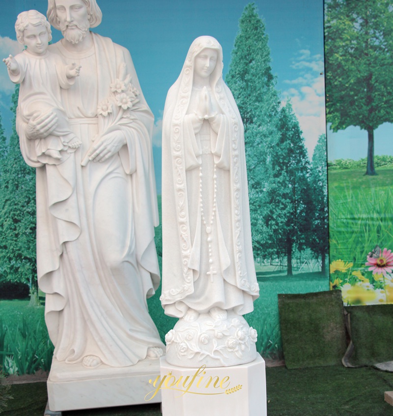 marble Church Our Lady of Fatima Statue