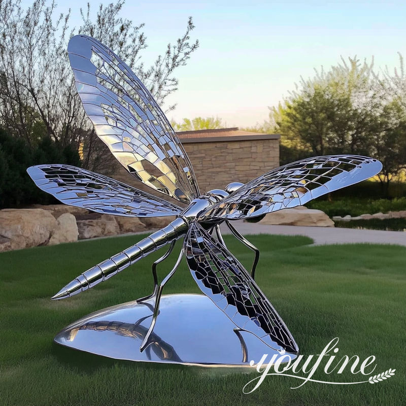 Large Metal Dragonfly Garden Sculpture SSD-050